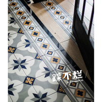Step on not rotten Nordic vintage American balcony tiles floor tiles toilet porch kitchen non-slip tile 200x200