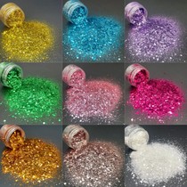 Bottled mixed glitter powder glitter mobile phone case slime mud glue sequin manicure DIY material 200g