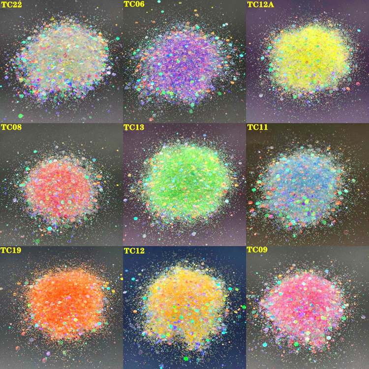 New mix gold scallion powder summer ice overdraft series gold powder sparkling pink meallight pink gold powder 50 gr dress