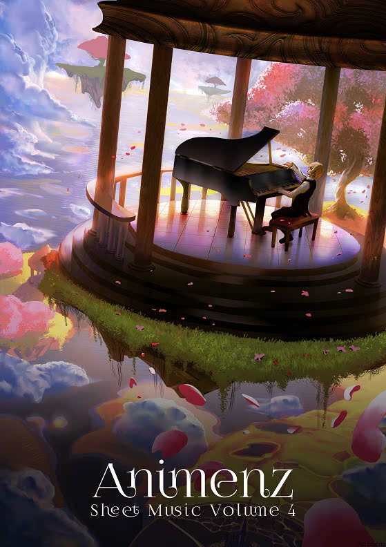 (Animenz) anime piano poster gift set 4