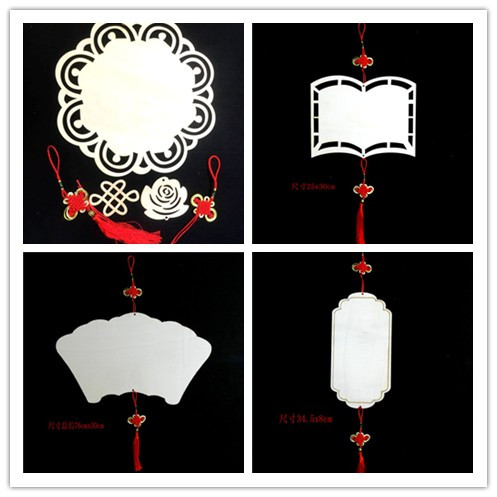 Wooden school kindergarten white drawing board creative board wooden hanging decoration corridor decoration hanging white embryo decoration