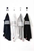 Long suede cotton) Y3KBE Four bars Bars TB PURE COTTON T-SHIRT SPLICING AIR CONDITIONING CLOTHING TRENDY CASUAL 100 lap male and female short sleeves