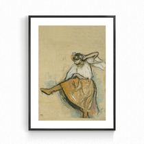 Portrait of Naughty Ballet Dancer Girl Portrait Degas Impressionist Master Niche Works Narrator Decorative Painting