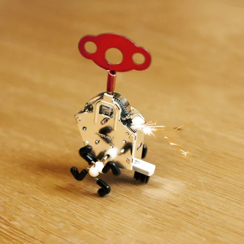 Заводная игрушка, забавная дизайнерская механическая модель, США, антистресс, подарок на день рождения