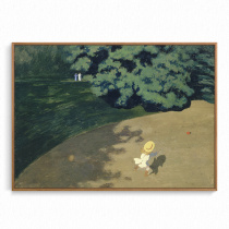 Girl and balloon Swiss painter Vallotton Orsay Museum famous narration decorative painting