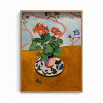 Geranium Tenderness Matisse Matisse Pink flowers Plant narration VoiceOver decorative painting