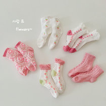 Children Short Socks Spring Day Garden Children Mesh Socks Womens Summer New Pint Children Socks