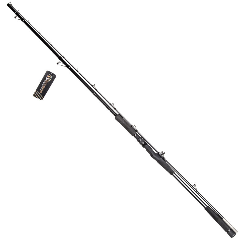 GOKUSPE pole workshop fishing big head star offshore No. 20-120 boat rod two carbon cloth gun handle sea fishing cod rod
