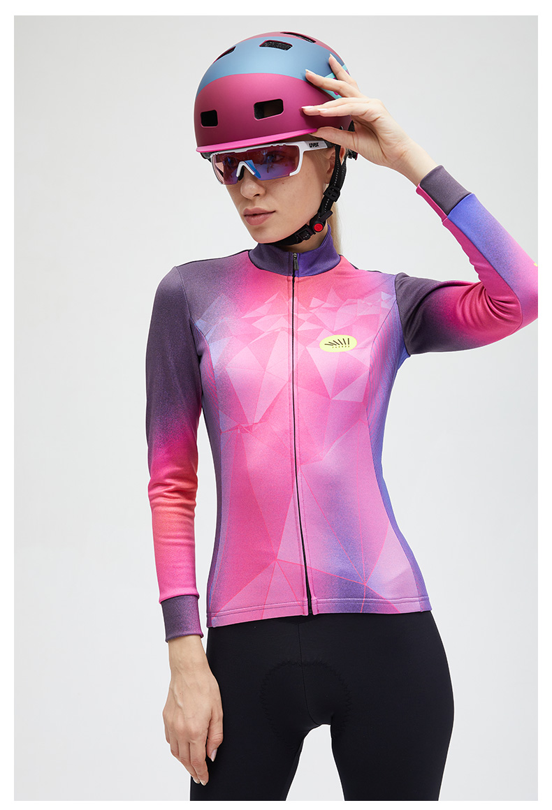 JAKROO New Aurora Lady Grasps Long Sleeves Strong Sleeves and Thicken High-Specification Fabric Cycling Equipment