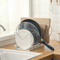 Cover Shelf Free of perforated kitchen with water-to-sit type countertop table Saucepan Shelve Shelf shelf Saucepan Saucepan Saucepan