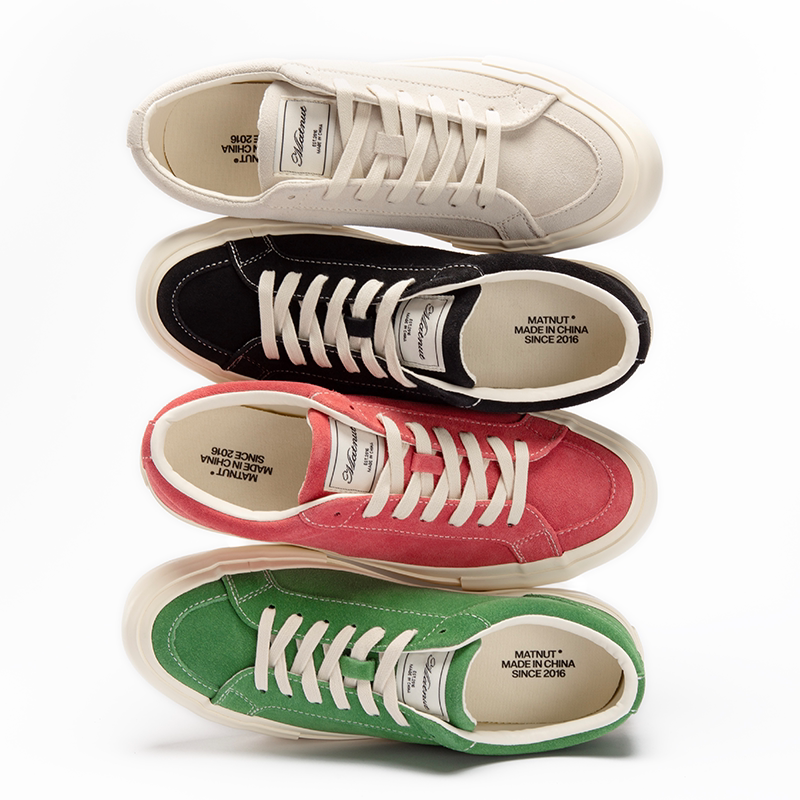 Matnut Tk 4 Colors Niche Design Retro Thick-Soled Height-Increasing Couple Sneakers Celebrity Style