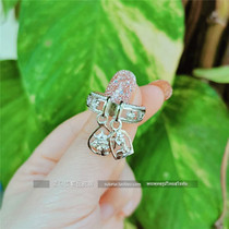 Sukhothai Thai Buddha brand genuine brand Temple of Dawn Zhaocai goddess five eyes and four ears ring Sterling silver talent rich career