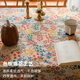 New American floral fabric tablecloth, high-end, thickened tablecloth jacquard, ຜ້າຕາຕະລາງກາເຟ, ຜ້າຄຸມຕາຕະລາງສີ່ຫລ່ຽມ