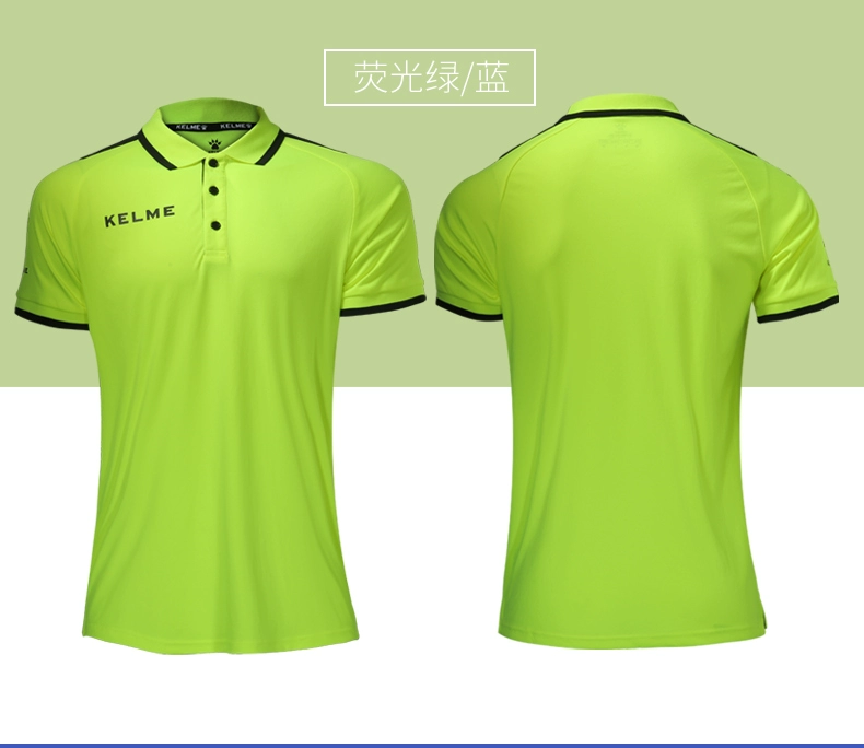 KELME Calme ngắn tay T-Shirt thể thao POLO áo sơ mi giản dị kinh doanh T-Shirt ve áo yếm có thể được tùy chỉnh