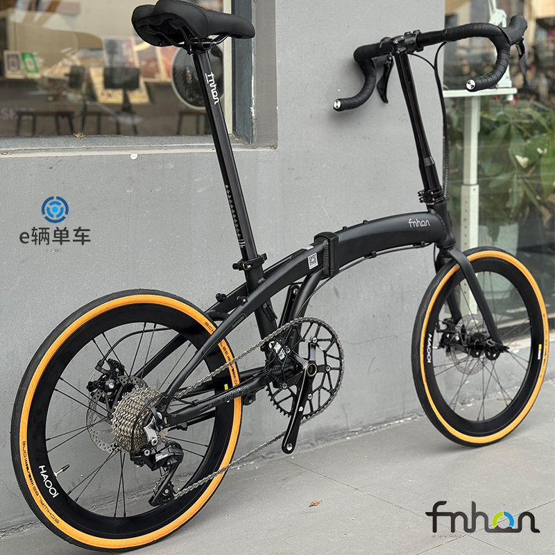 Popular Disc Brake Folding Bike Fnhon Retro Curved Handlebar Road Bike Folding Bike Fgd2018Kad2018Dg2018