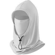 Sun protection mask cycling hat integrated neck protection equipment neck scarf ice silk summer anti-UV mens and womens sunshade headscarf