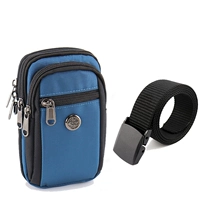 Синий мобильный телефон, картхолдер, бретели, ремень, 6.5 дюймов