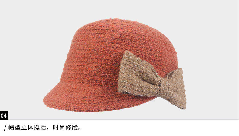 Демисезонная шапка, модный элегантный берет, кепка 