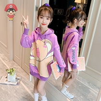 Childrens clothing girls clothing 2022 spring autumn new Korean version of the Korean version of the childrens childrens cartoon blouses CUHK childrens autumn clothing
