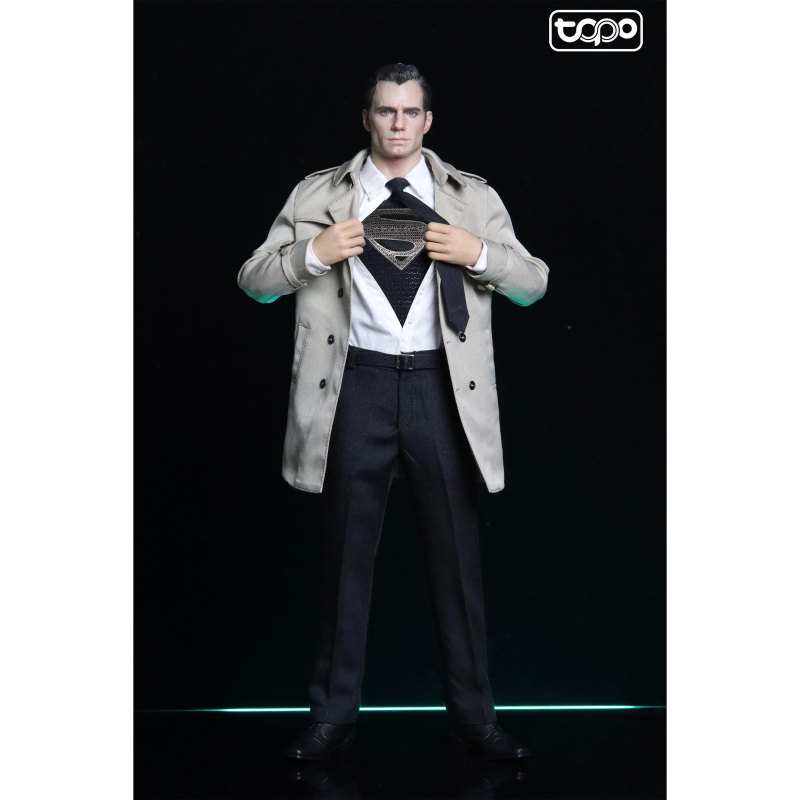 Topo Studio Tp030 1/6 Henry Superman Reporter Outfit Set with Figure Topo Studio Tp030 1/6 Henry Superman Reporter Outfit Set with Figure