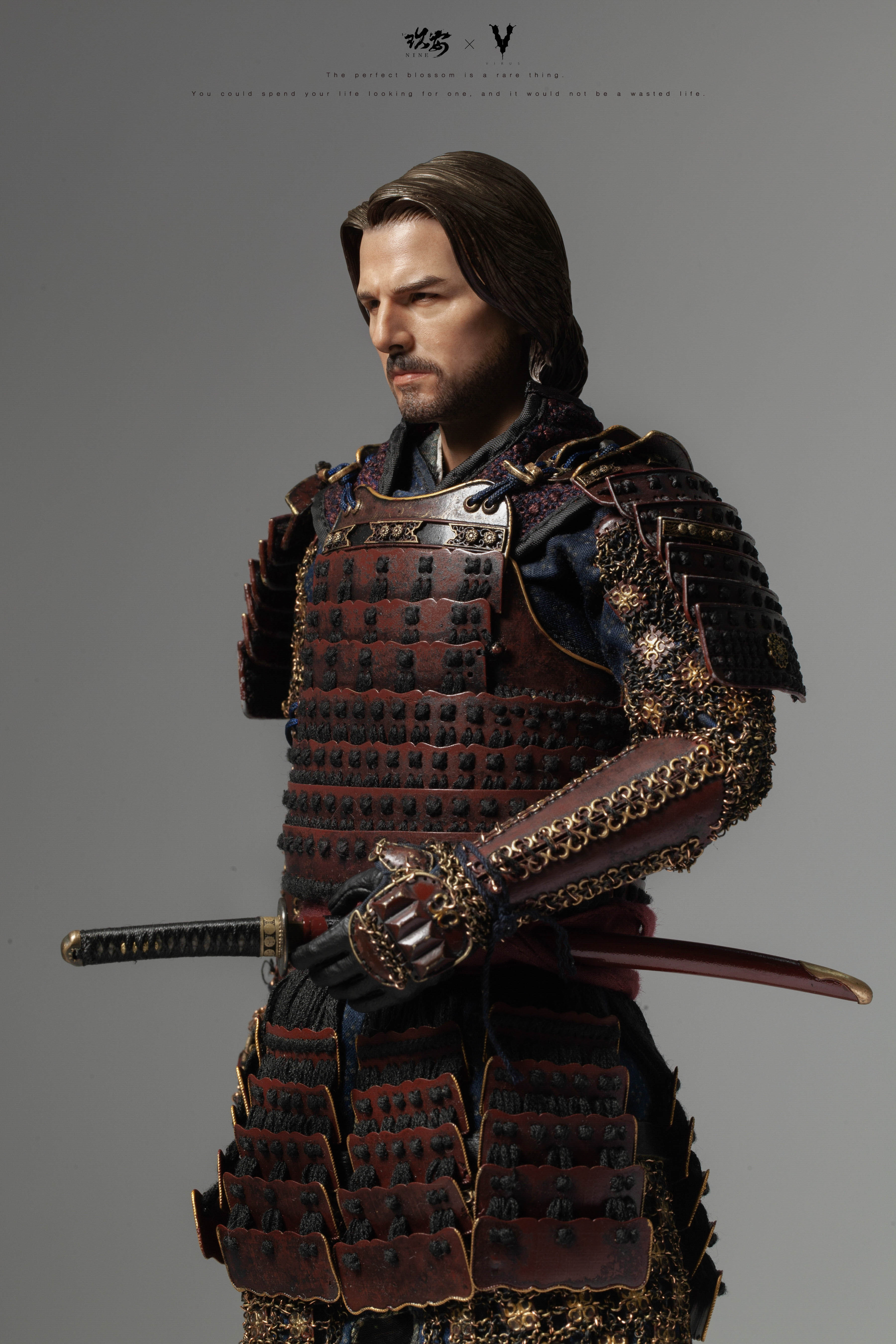 Jiuan Jiuan Virus 1 Act 6 End of the Last Samurai Handmade Armor Belt Helmet Tom Cruise