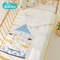 Cute cartoon waterproof changing pad baby crib overnight soft leak-proof changing pad baby washable changing pad