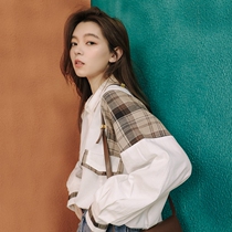 Spring style 2022 New advanced senses pure desire Wind Dont make blouses design sensation Little crowdsourced white shirt womens dress