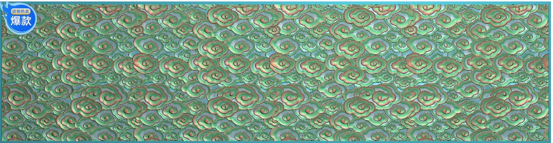 Full of cloud fine sculptures Tuxiang clouds full of cloud board fine sculptures embossed diagrams can be infinitely increased by 14