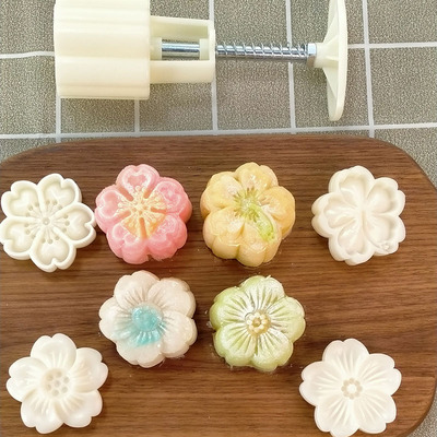 多款可选!手压式月饼绿豆糕模具