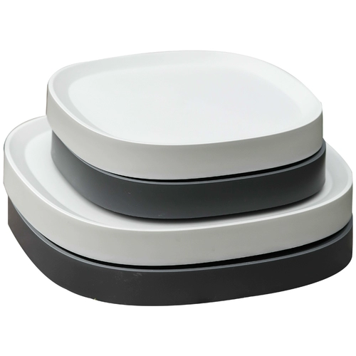 花开了 Перемещение цементного цветочного горшка лотка универсального колеса пластиковой базовой ролики квадратный круглый