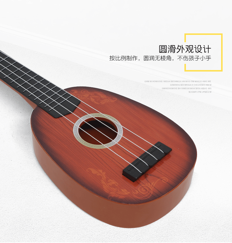 Baby ukulele Âm nhạc đồ chơi guitar cho trẻ em mới bắt đầu có thể chơi bé trai 1-3 tuổi bộ trống cho bé 