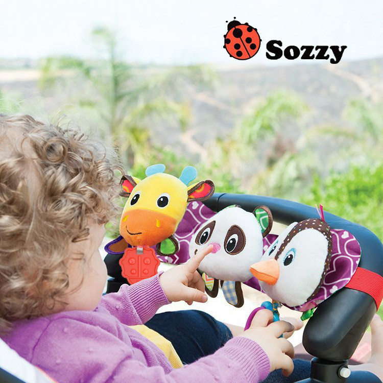 United States SOZZY SOUND AND LIGHT BABY CHILDREN'S CAR HANG BED HANG MUSIC LIGHT PULL RING CAR PENDANT CART PENDANT TOY