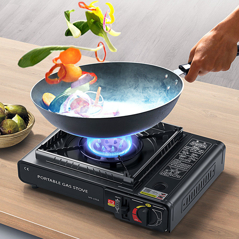 Card furnace card magnetic furnace car furnace small gas stove car gas stove portable car user outside the field home