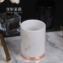 Creative marbled ceramic mouthwash Cup Tooth Cup toilet toilet couple toothbrush cup