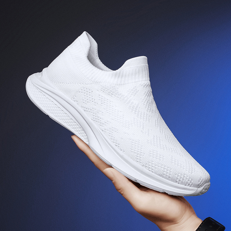Slip-On Men's Shoes Summer Breathable Mesh Anti-Odor Non-Lace Sports Mesh Shoes Socks Shoes White Travel White Shoes Slip-On Men's Shoes Summer Breathable Mesh Anti-Odor Non-Lace Sports Mesh Shoes Socks Shoes White Travel White Shoes