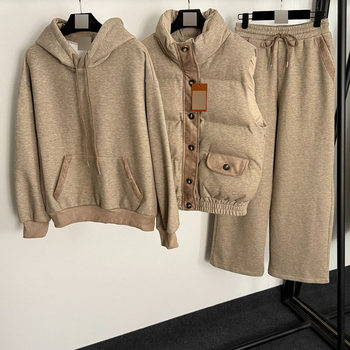 Autumn and winter best-selling new sports warm three-piece suit