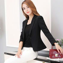 Small suit jacket female Korean version slim net red 2021 new spring and autumn net red small suit womens top