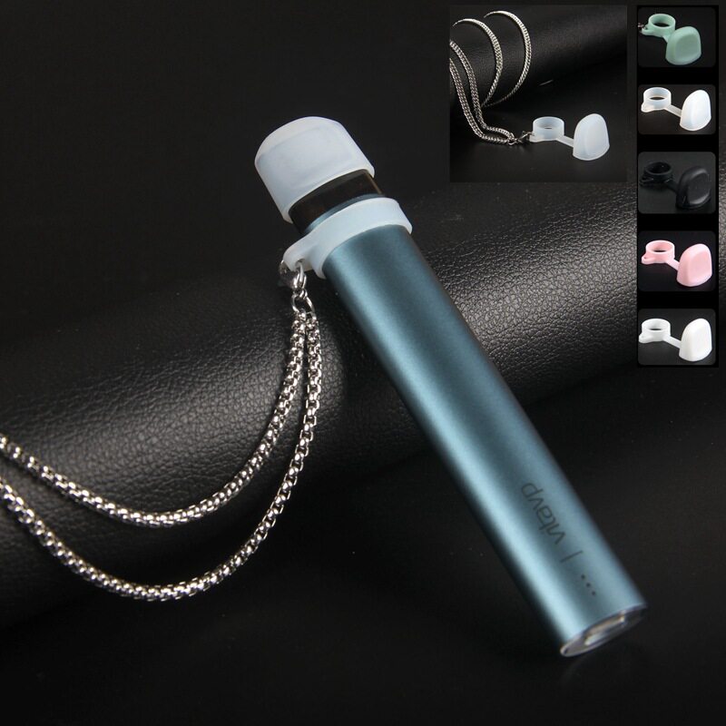 Applicable only its vitavp hanging neck long metal necklace dust cover necklace with silicone ring hanging chain dust cap new