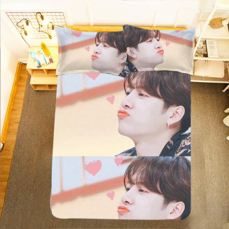 Come and customize this is the street dance 3 Wang Jiar bed sheet cover Zhang Yixing Wang Yixing Wang's bed of four pieces