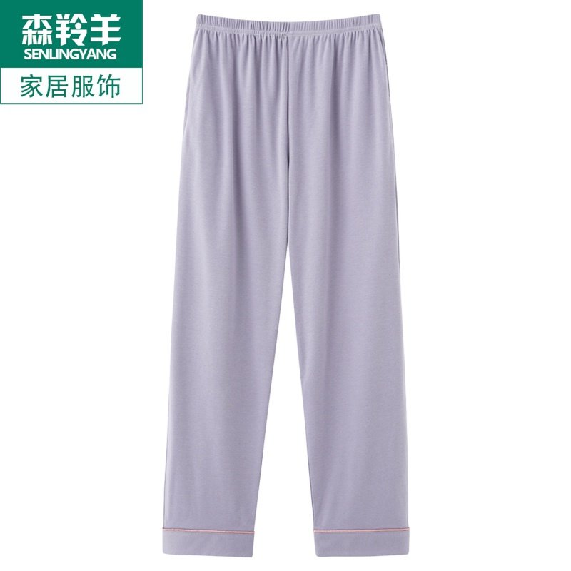 Sleeping Pants Spring Autumn Season Lady Long Pants Pure Cotton Mom Casual Extractable Outwear Home Pants Home Fall Winter Thin