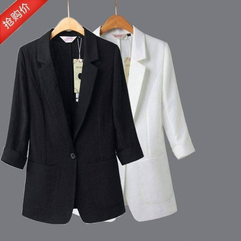 Thin Blazer, Lightweight Sun Protection Jacket, 2024 Spring and Summer New Style, Solid Color, Casual, Versatile Blazer, Plus Size Jacket Thin Blazer, Lightweight Sun Protection Jacket, 2024 Spring and Summer New Style, Solid Color, Casual, Versatile Blazer, Plus Size Jacket