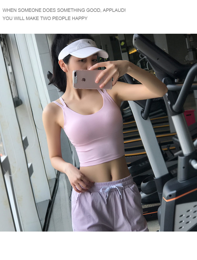 Mẫu chạy bộ tập hợp đai yoga mỏng hỗ trợ cao chống sốc đồ lót thể thao nữ nhanh khô áo ngực tập thể dục áo ngực - Đồ lót thể thao áo ngực thể thao