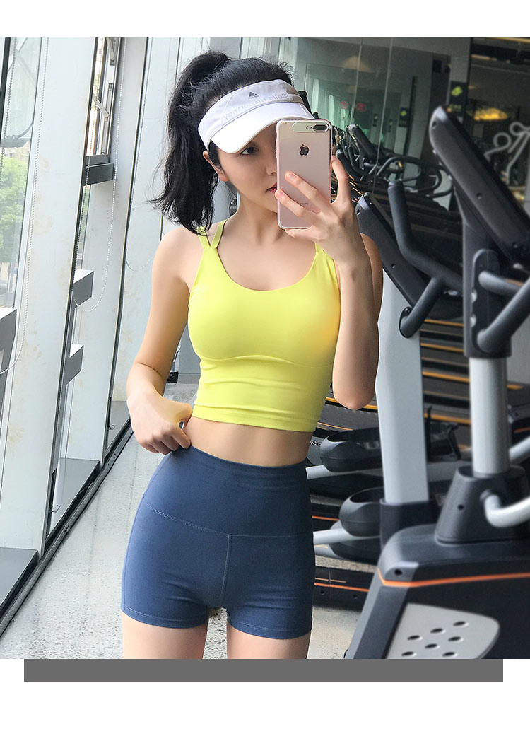Mẫu chạy bộ tập hợp đai yoga mỏng hỗ trợ cao chống sốc đồ lót thể thao nữ nhanh khô áo ngực tập thể dục áo ngực - Đồ lót thể thao áo ngực thể thao