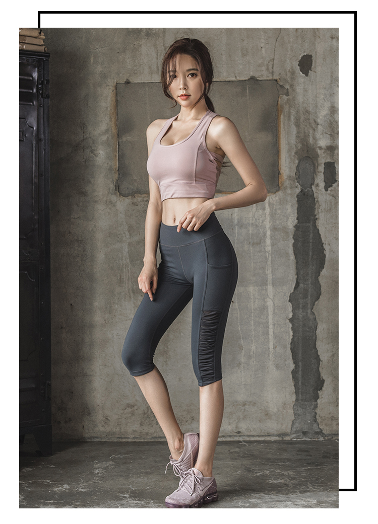 Mẫu áo lót chống sốc cường độ cao chạy bộ làm đẹp trở lại yoga thể thao vest nhanh khô tập hợp áo ngực nữ corset bra tập gym
