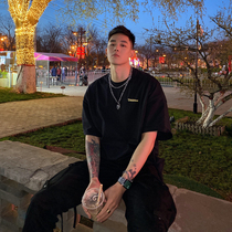 Vicxx We11done gold thread embroidery short sleeve Welldone Korean version of loose Tide brand bottoming T-shirt