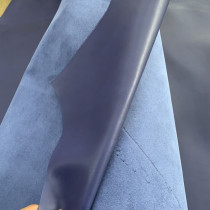 Deep Blue Treasure Blue Head Layer Cow Leather Soft Cow Leather Thick 1 5mm Handmade Diy Genuine Leather Leather Material Imported Cow Leather