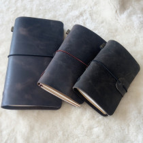 Random Head Layer Bull Leather stock TN notepad Benzione Daily notebook This notebook business records this dermis leather leather face