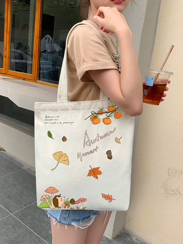 Шоппер, портативная универсальная льняная сумка, вместительный и большой тканевый мешок, 2025 года