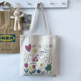 Мультяшный милый брендовый шоппер, летняя сумка на одно плечо с молнией, сумка для путешествий