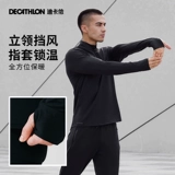 Демисезонный спортивный костюм для спортзала, быстросохнущий комплект для тренировок, мужской лонгслив, для бега